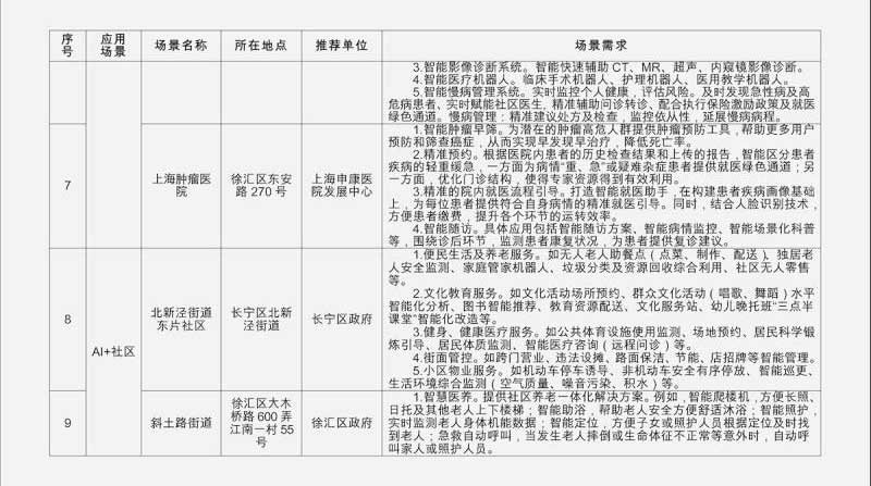 上海首批十大AI应用场景需求清单_AI_人工智能
