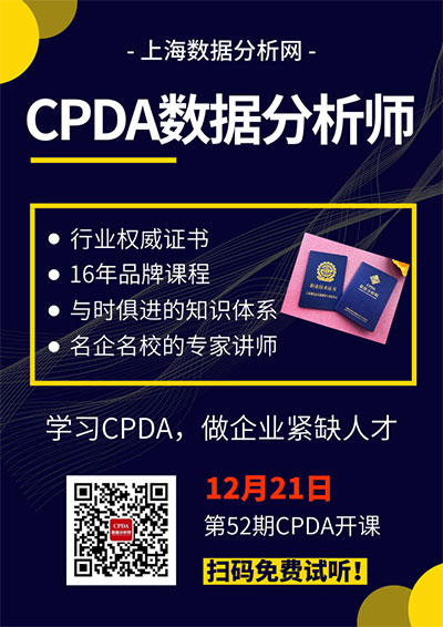 CPDA课程海报